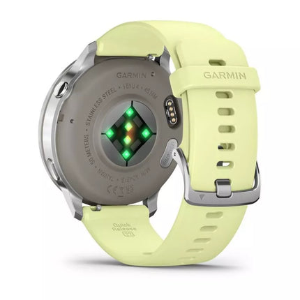 GARMIN Venu 4 45mm pilkos, sidabrinės, citrininės spalvos išmanusis laikrodis
