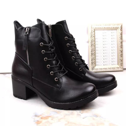 Potocki W WOL177A juodi aulinukai su platforma