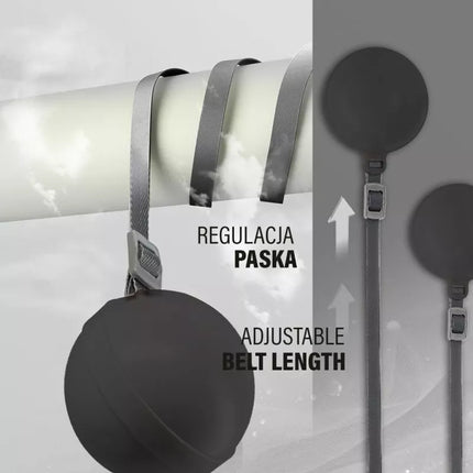 HHM16 Hula lankas juodas/rožinis su magnetais ir svoriu + HMS skaitiklis