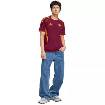 Men's adidas AS Roma 25/26 Home Burgundy Jersey JP4184