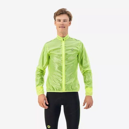 Rogelli EMERGENCY lietaus striukė fluo L