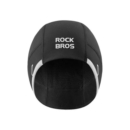 Žieminė vėjui atspari dviratininko kepuraitė Rockbros M016, dydis 54-61 cm - juoda