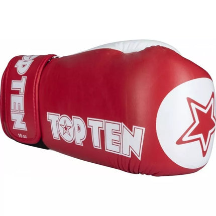 TOP TEN STAR-XLP Boxing Gloves 10 oz Red