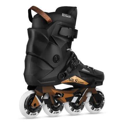 NA1601 SLALOM ROLLER SKATES SLAYD BLACK SIZE 45 NILS EXTREME