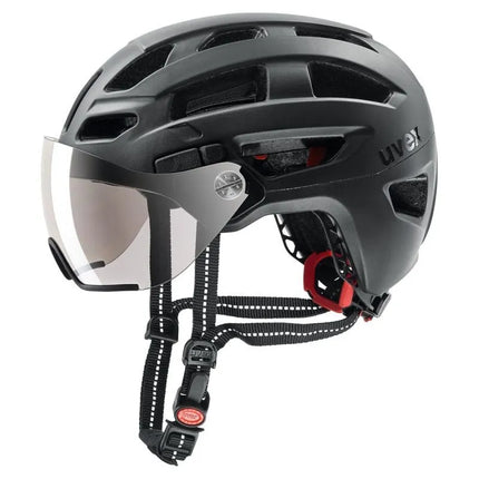 UVEX Finale visor bike helmet 56-61cm, black matt