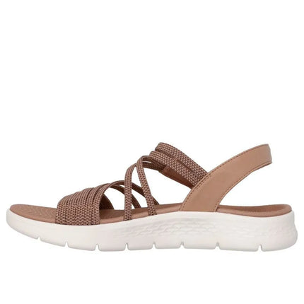 Moterų basutės Skechers GO WALK FLEX SANDAL EMMA 141473 TAN