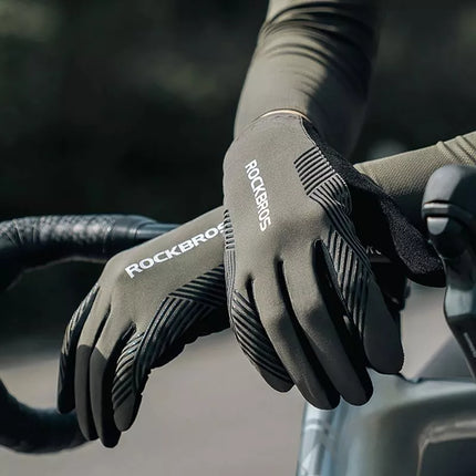 Rockbros cycling gloves spring/summer/autumn, full, size: S - green