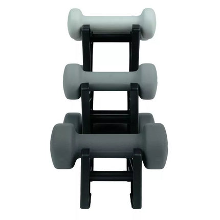VIRTUFIT NEOPRENE DUMBBELL SET - BAR BELL SET - WITH HANDLE