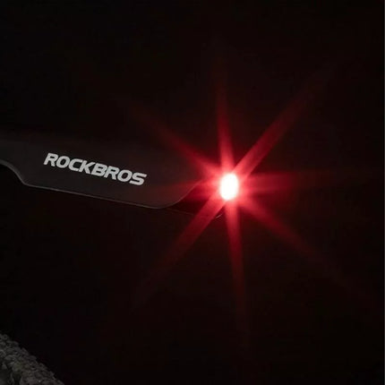 Rockbros DNB8001BK Purvasaugis su raudonu LED apšvietimu - Juodas