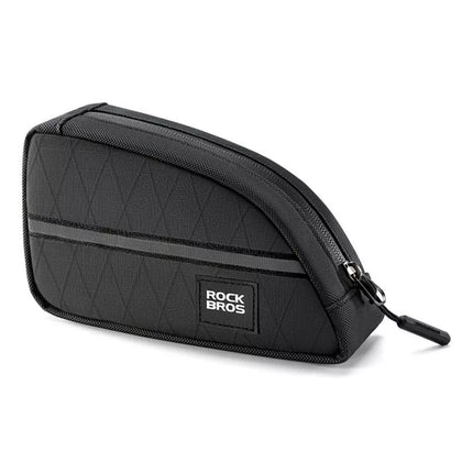 Rockbros Trikampė dviračio rėmo tašė 0.8 l - Juoda