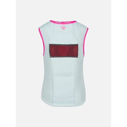 ROSSIGNOL FLEXVENT VEST KIDS AQUA blue children's ski protector