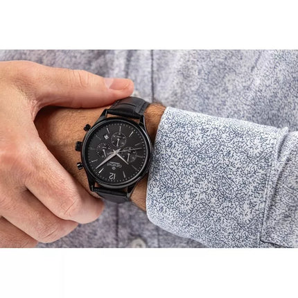 Giewont Chronograph Sapphire Black Men's Watch GW6310-A1