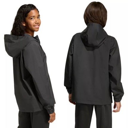 adidas Entrada 26 All Weather Kids Jacket Black JZ9104