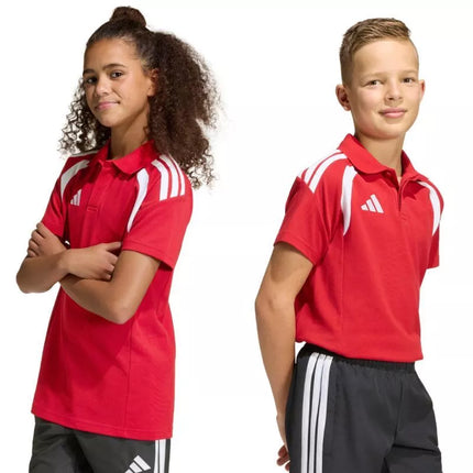 Vaikiški adidas Tiro 26 League polo marškinėliai, raudoni KF3408