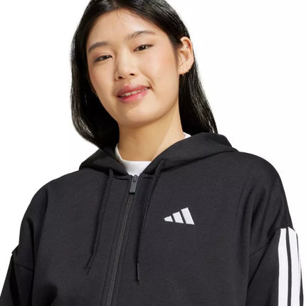adidas Bazinės 3 juostelių su pilnu užtrauktuku džemperis su kapišonu W JE1283