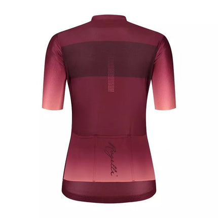 Rogelli DAWN Moteriški marškinėliai Burgundy ir Coral XL