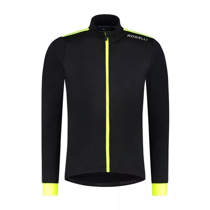 Rogelli long sleeve T-shirt CORE black-fluorescent 3XL