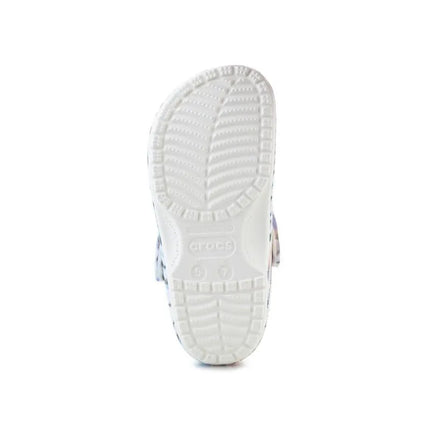 CROCS CLASSIC TIE DYE CLOG CHALK/MULTI 211937-0PZ