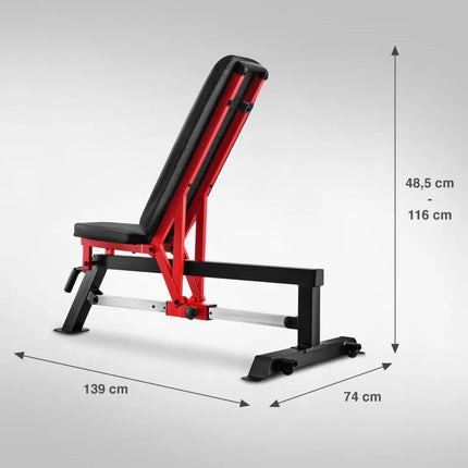 L5166 HMS SEMI COMMERCIAL ADJUSTABLE EXERCISE BENCH