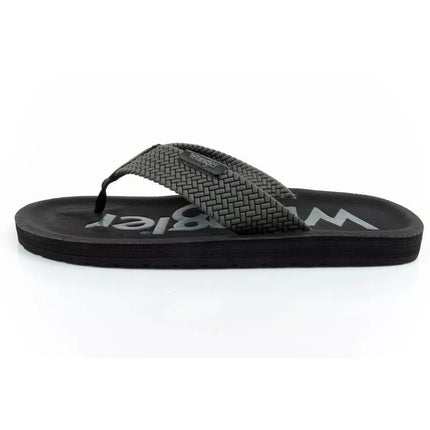 Wrangler men's Zane Flipflop shoes, gray flip-flops