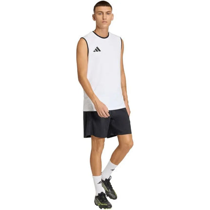 Vyriški adidas Entrada 26 marškinėliai be rankovių balti KB3928
