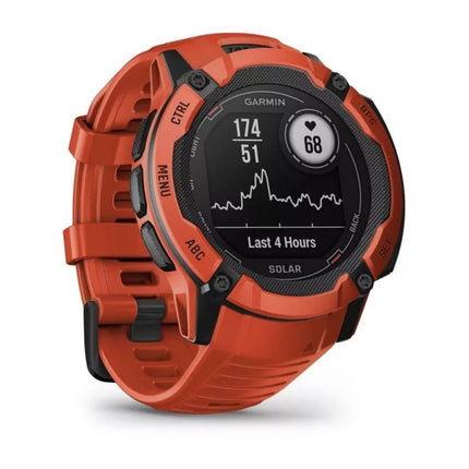Garmin Instinct 2X SOLAR Sportinis Laikrodis Raudonas
