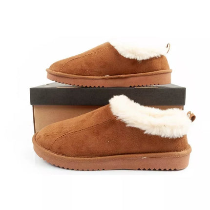O'Neill Tammy moteriški įsispiriami batai-šlepetės, šilti, stilingi, rudi
