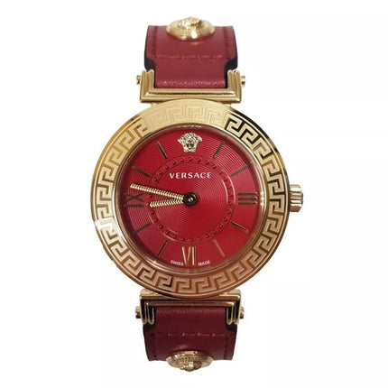 Versace Tribute women's watch red gold - VEVG00620