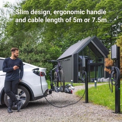 Wallbox Green Cell HabuDen 22kW 32A - 7.5m cable with NFC