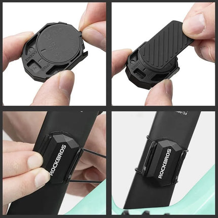 Rockbros C3 ANT+ / Bluetooth 2-in-1 Speed ​​or Cadence Sensor - Black