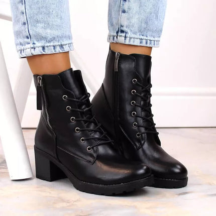 Potocki W WOL177A juodi aulinukai su platforma