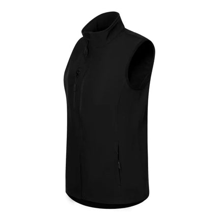Women's Trail Softshell Vest (Black)