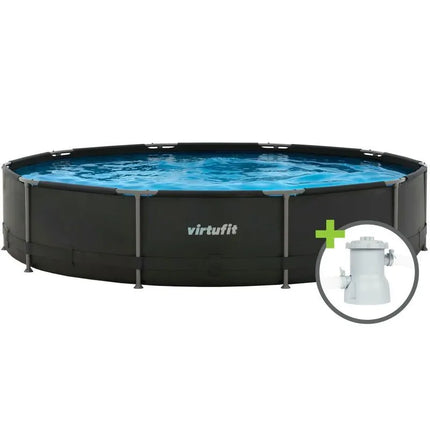 Apvalus baseinas VIRTUFIT 305 cm su filtravimo siurbliu