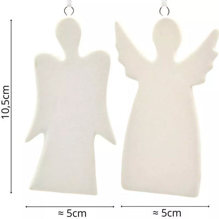 Rinkinys iš 2 pakabukų angelams pasidaryk pats 5x0.5x10.5cm