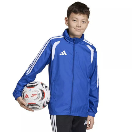 adidas Tiro 26 League vėjo nepraleidžianti striukė mėlyna vaikiška JY9723