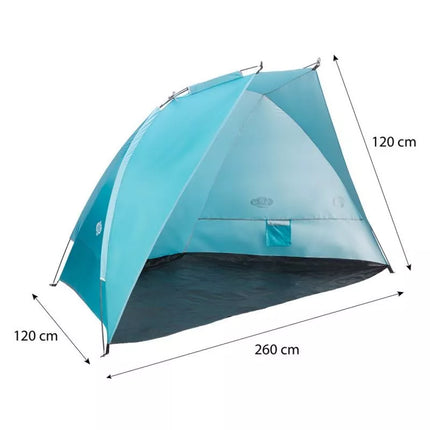 NILS CAMP NC8030 beach tent turquoise 260x120x120 cm