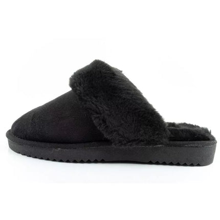O'neill Pomnio women's slippers, insulated slip-on slippers, fashionable, warm, black