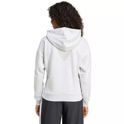 adidas Essentials Small Logo Feel Cozy Women's Sweatshirt Light Gray JN1853