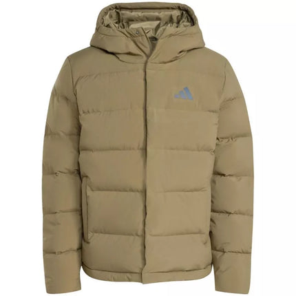 Vyriškas adidas Helionic Climawarm striukė su gobtuvu, alyvuogių JX0580