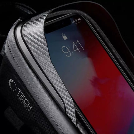 Tech-Protect V2 Vairaračio krepšys su skyriumi telefonui 1l - Juodas