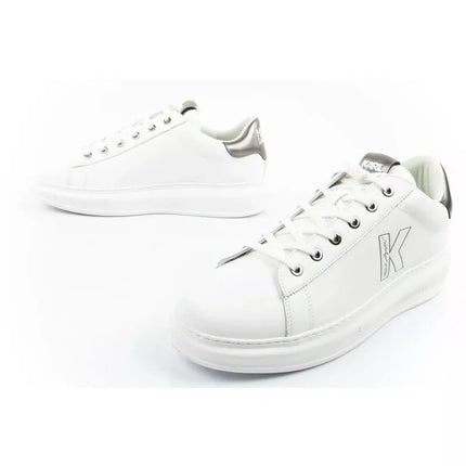 Karl Lagerfeld men's shoes sneakers Kapri natural leather white