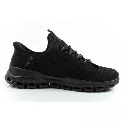 Skechers men's shoes sneakers Glide-Step comfortable lightweight Slip-Ins black
