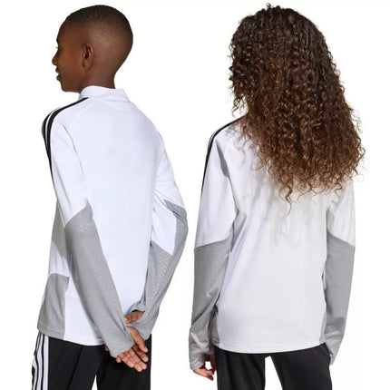 adidas Tiro 26 Competition Training Top for kids, white and gray KA7577