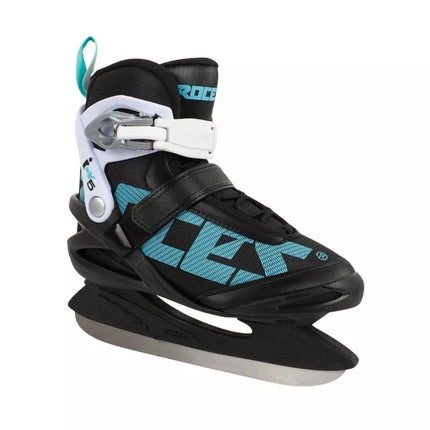 Roces ICY 5 moteriškos pačiūžos juodos, baltos ir mėlynos 450737 001