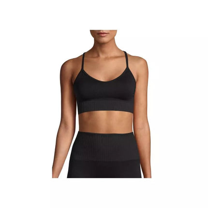 CASALL Seamless Graphical Rib Sports Top black
