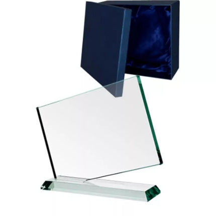 Glass trophy