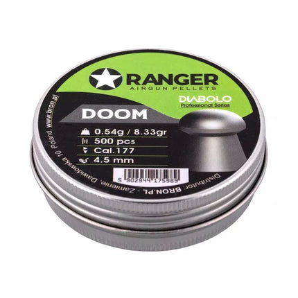 4.5 mm RANGER Diabolo Professional Doom pellets, mushroom, 500 pcs., 0.54 g