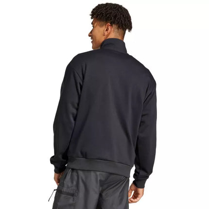 Men's adidas City Escape Fleece Half-Zip GD Sweatshirt Black JF3290
