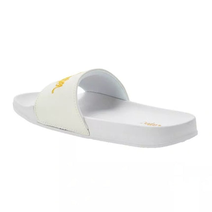 Lee Cooper women's sports shoes slip-on slippers comfortable lightweight white yellow