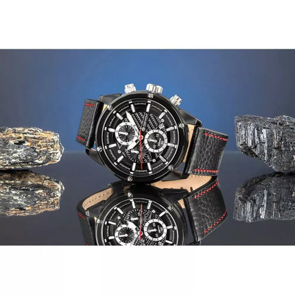 Vyriškas laikrodis Giewont Chronograph Safyro Juodas GW8810-A1